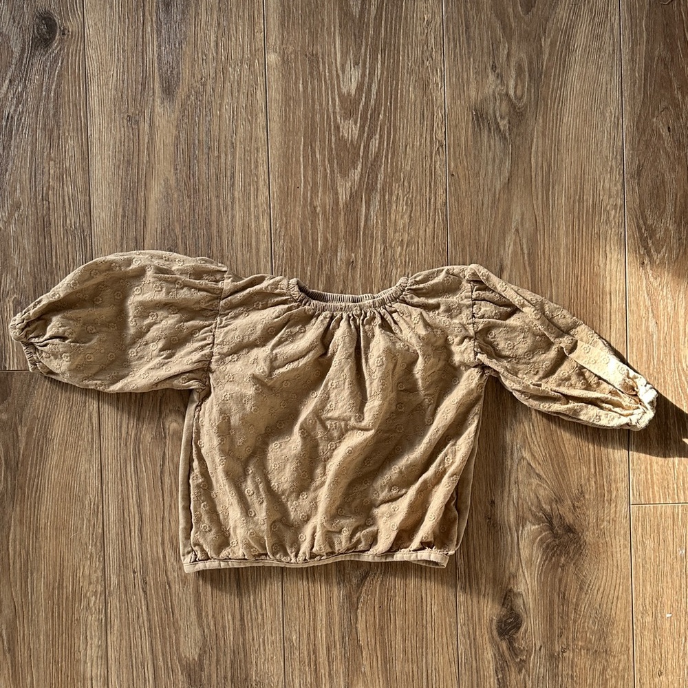 Zara Beige Textured Top